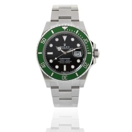 Rolex Submariner Date 41MM Steel Watch | Starbucks Green Bezel | Black Dial | B&amp;P2024 MINT Used (Very good) | Year of production 2024 | Original box | Original papers