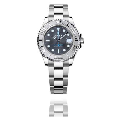 Rolex Yacht-Master 37 37MM Stainless Steel Watch / Grey Rhodium Dial / B&amp;P 2024 Like New Used (Very good) | Year of production 2024 | Original box | Original papers