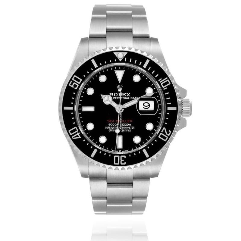 Rolex Sea-Dweller 43MM Steel Watch | RED - Black Dial | BP2021 Unpolished / Like New / Partially Stickered Condition: Like new &amp; unworn | Year of production 2021 | Original box | Original papers