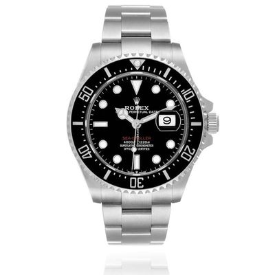 Rolex Sea-Dweller 43MM Steel Watch | RED - Black Dial | BP2021 Unpolished / Like New / Partially Stickered Condition: Like new &amp; unworn | Year of production 2021 | Original box | Original papers