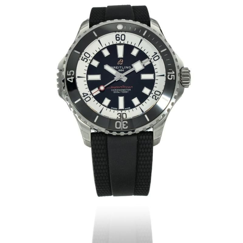 Breitling Superocean 46 Automatic 46MM Steel / Ceramic Bezel / Black Dial / B&amp;P2024 / Like New Used (Very good) | Year of production 2024 | Original box | Original papers