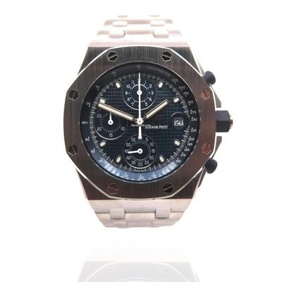 Audemars Piguet Royal Oak Offshore Chronograph 42MM Steel Watch | Beast Blue Dial | Blue Rubber Bracelet Extra Steel Bracelet Untouched | B&amp;P2023 MINT