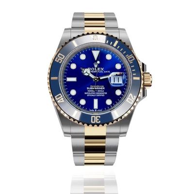 Rolex Submariner Date 41MM Steel / 18K Yellow Gold | Blue Dial | B&amp;P2022 - MINT Used (Very good) | Year of production 2022 | Original box | Original papers