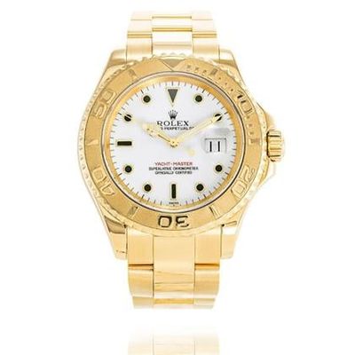 Rolex Yacht-Master 40 40MM 18K Yellow Gold | White Dial | Box Only - Very Good Condition