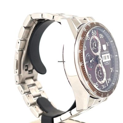 TAG Heuer Carrera Calibre 16 43MM Steel Brown Dial very Good Condition