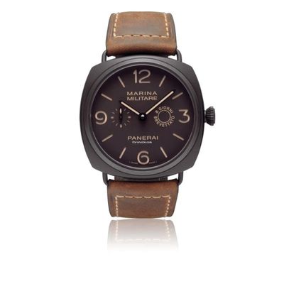 Panerai Radiomir Marina Militare Radiomir Composite 47MM Brown PVD Watch / Limited Edition 1500 Pcs Box and Papers 2011 / Full Set / Very Good Condition Used (Very good) | Year of production 2011 | Or