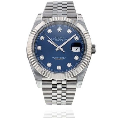 Rolex Datejust 41 41MM Steel White Gold Bezel | Blue Diamond Dial | B&amp;P2026 NEW Unworn No stickers - Incl New Rolex Box [ Full Set - White Tag ] Condition: Like new &amp; unworn | Year of production 2026