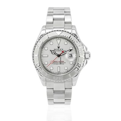 Rolex Yacht-Master 40 40MM Platinum Bezel | Steel Watch | Grey Silver Dial | Box Only Used (Very good) | Original box | No original papers
