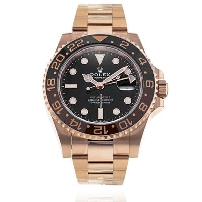 Rolex GMT-Master II 40MM 18K Rose Gold | Black Dial | B&amp;P2021 | MINT Used (Very good) | Year of production 2021 | Original box | Original papers