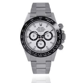 Rolex Daytona Chronograph 40MM Steel Ceramic Bezel | White ' PANDA ' Dial B&amp;P 2021 Full set Used (Very good) | Year of production 2021 | Original box | Original papers