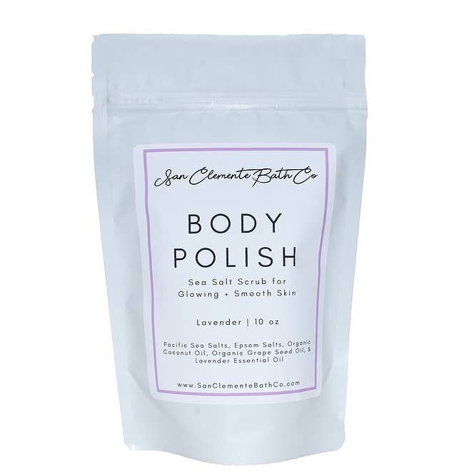 Lavender Sea Salt Scrub Body Polish