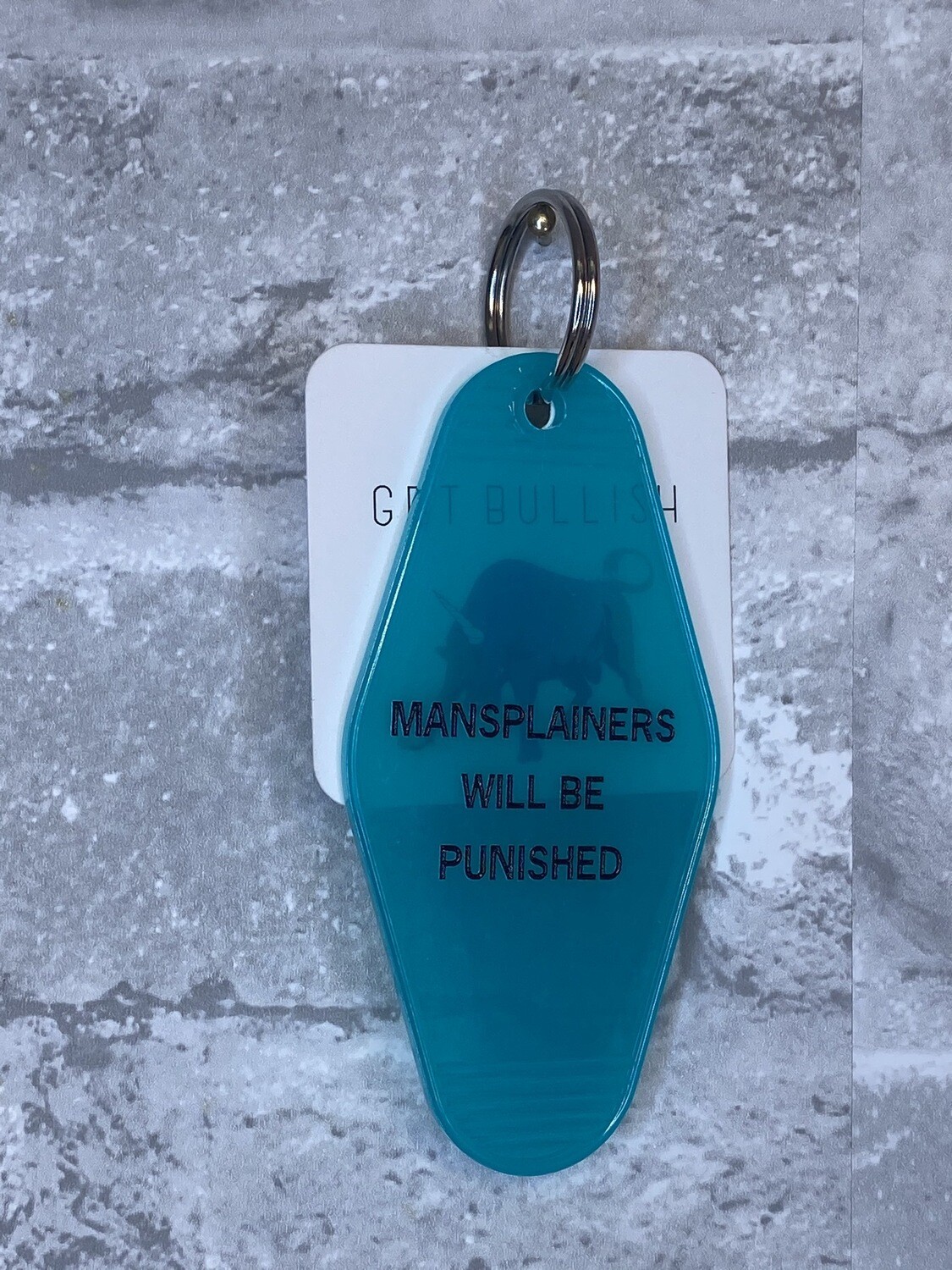 Mansplainers Keychain