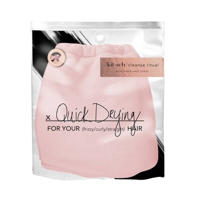 Quick Dry Hair Towel (Pink)