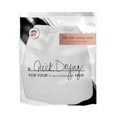 Quick Dry Hair Towel (White)