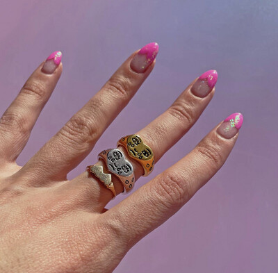 Crying Heart Ring (silver)