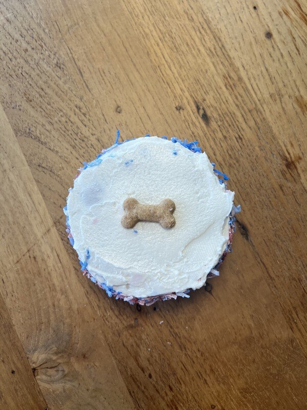 4" Gender Reveal Cake
