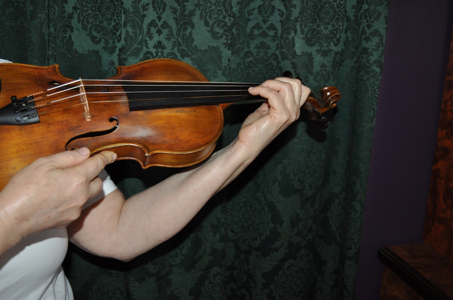 SET-UP SESSION for INJURED fiddlers/violinists/violists