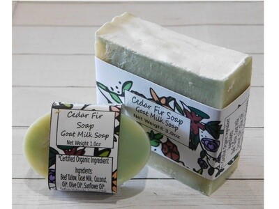 Cedar Fir 3oz Soap