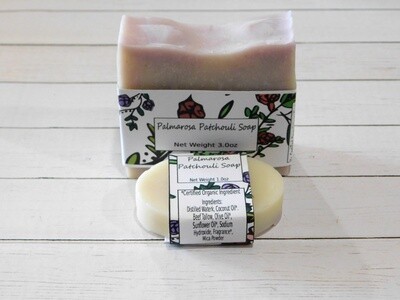 Palmarosa Patchouli Soap 3oz