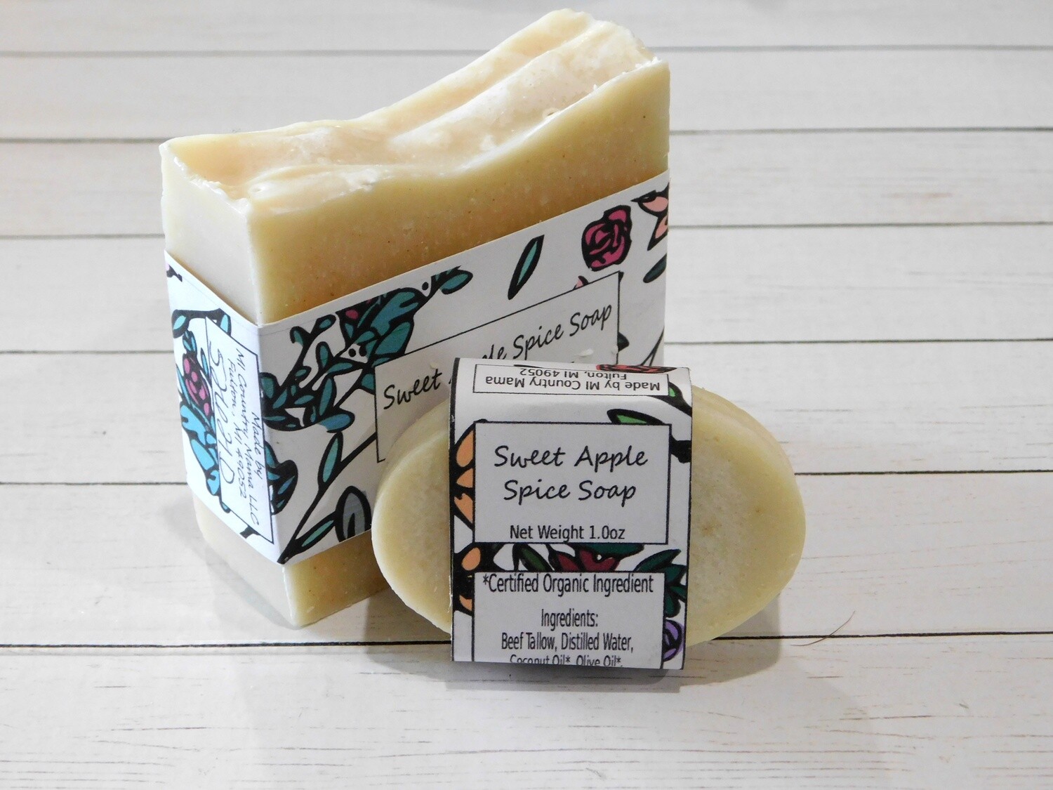 Sweet Apple Spice Soap 3oz