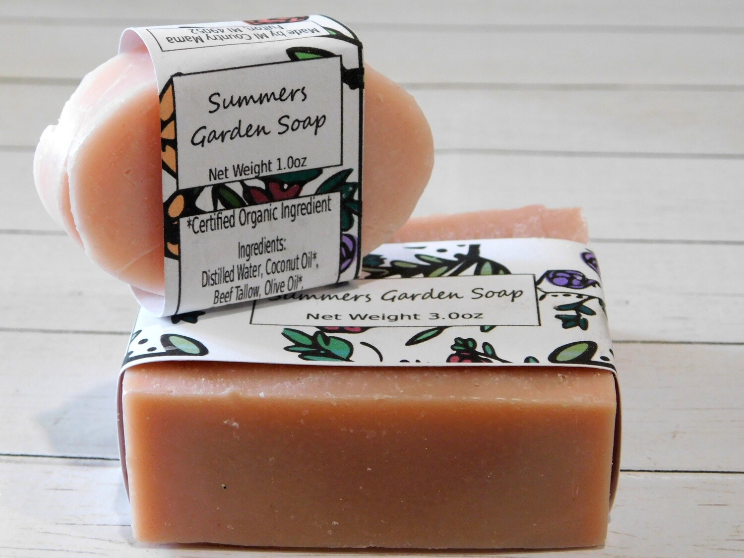 Summers Garden Soap 3oz