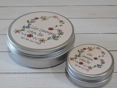 Lilac Lemongrass 1oz Lotion Bar
