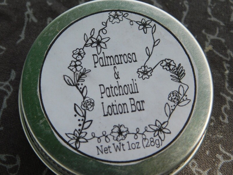 Palmarosa Patchouli 2oz Lotion Bar