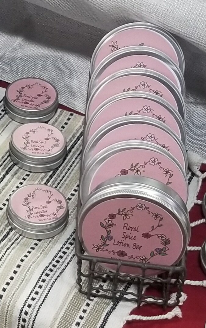 Floral Spice 1oz Lotion Bar