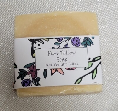 Pure Tallow Soap 3oz