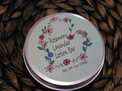 Rosemary Lavender 2oz Lotion Bar