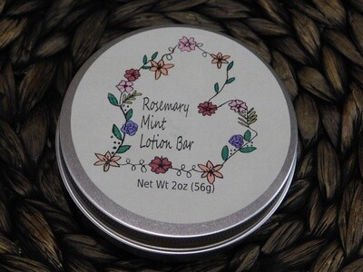 Rosemary Mint 2oz Lotion bar