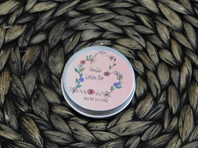 Vanilla Lotion Bar 1oz