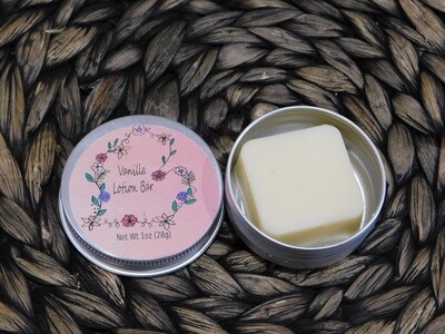 Vanilla Lotion Bar 1oz