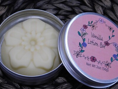 Vanilla Lotion Bar 2oz