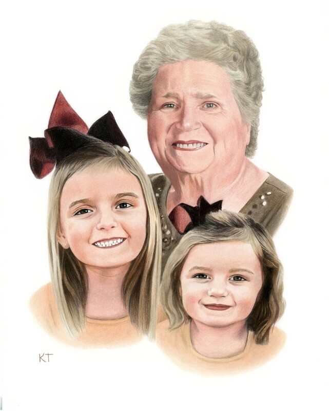 Custom 11x14 inch color portrait (head and shoulders) $240 Custom 11x14 inch color portrait (head and shoulders) $240