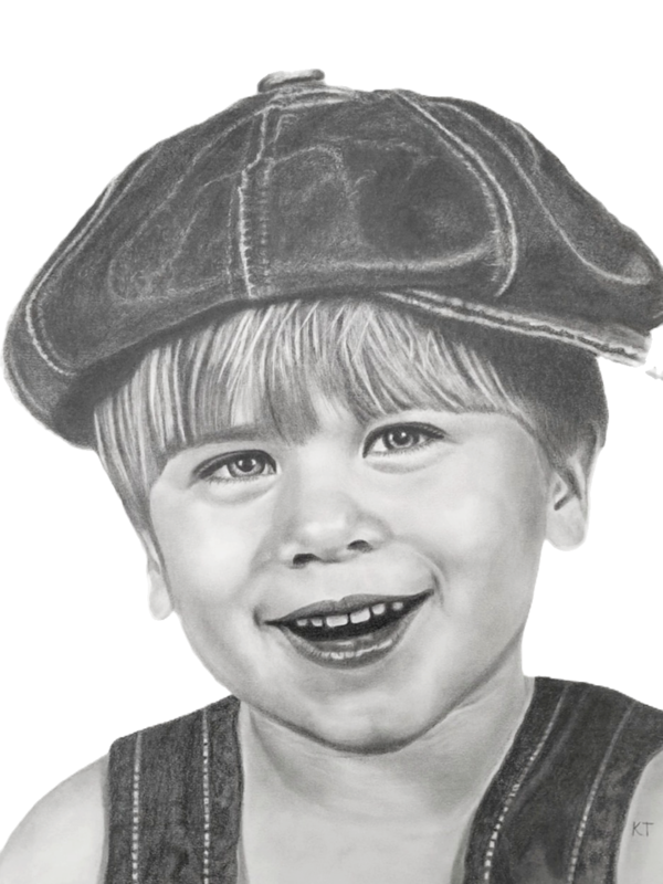 Custom 5x7 inch graphite portrait (head and shoulders) $120 Custom 5x7 inch graphite portrait (head and shoulders) $120