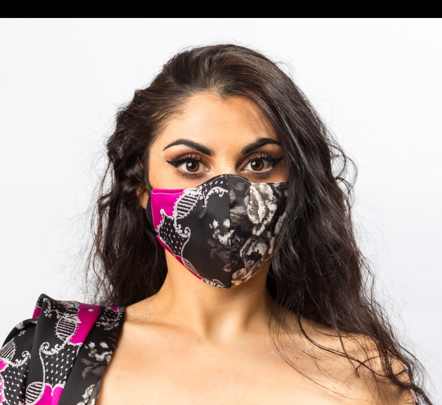 Mask to match Blank and Pink Scarf Mask to match Blank and Pink Scarf