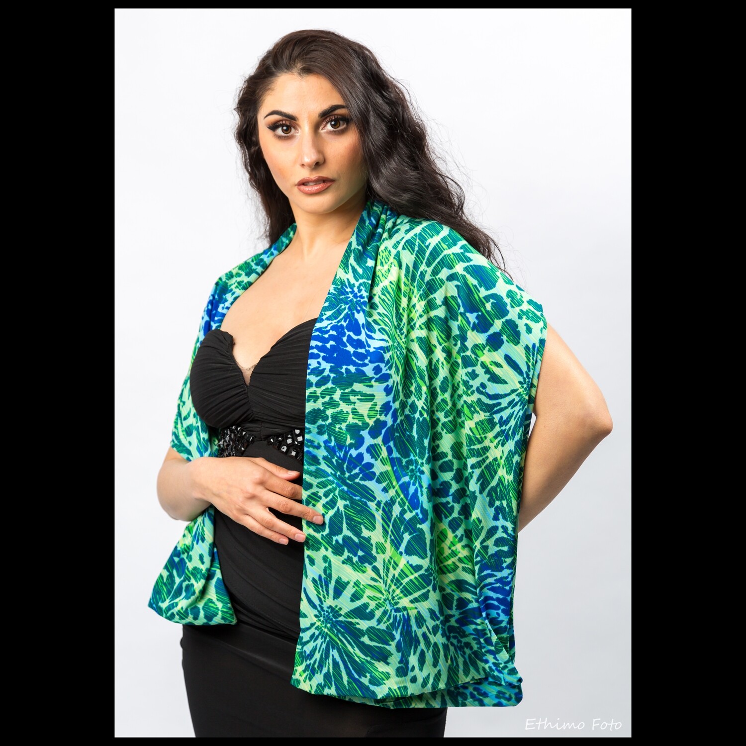Turquise and Aqua Blue Scarf Turquise and Aqua Blue Scarf