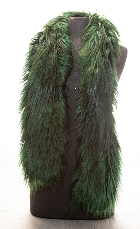 Pine green long hair