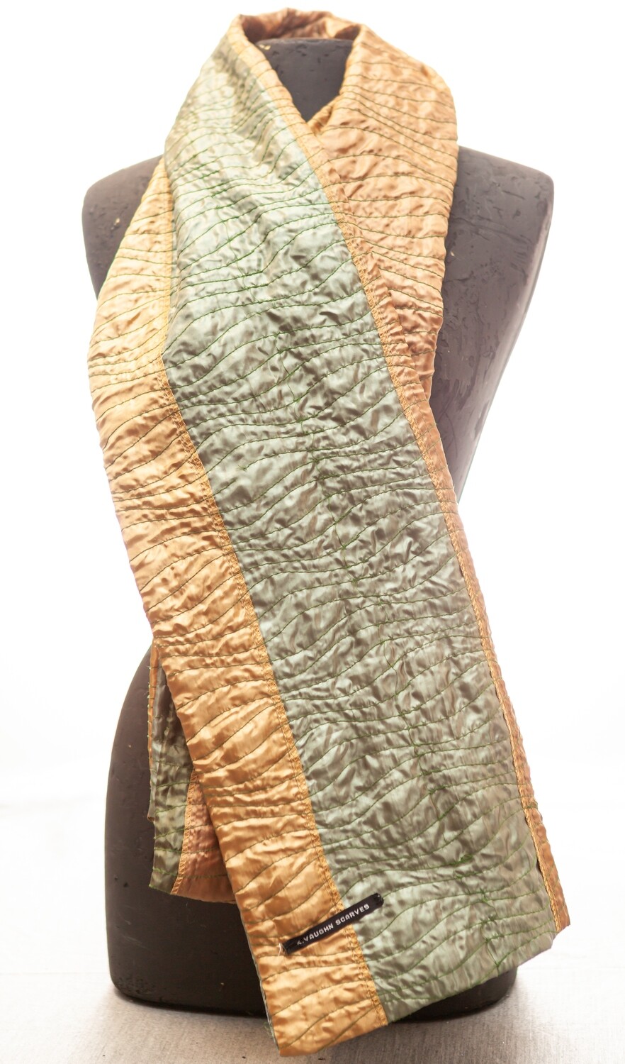 Olive and Gold Scarf
