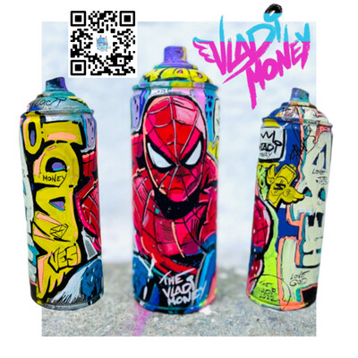 SpiderMAN 3- Spray-18 cm 7inch Made In Art VLADi