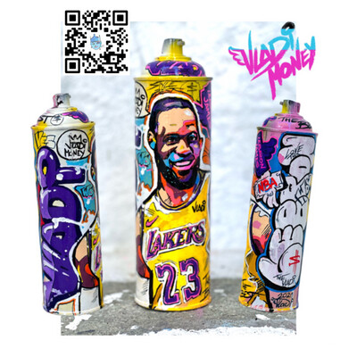 LEBRON James -Art Spray Unique Art VLADI Money 22cm