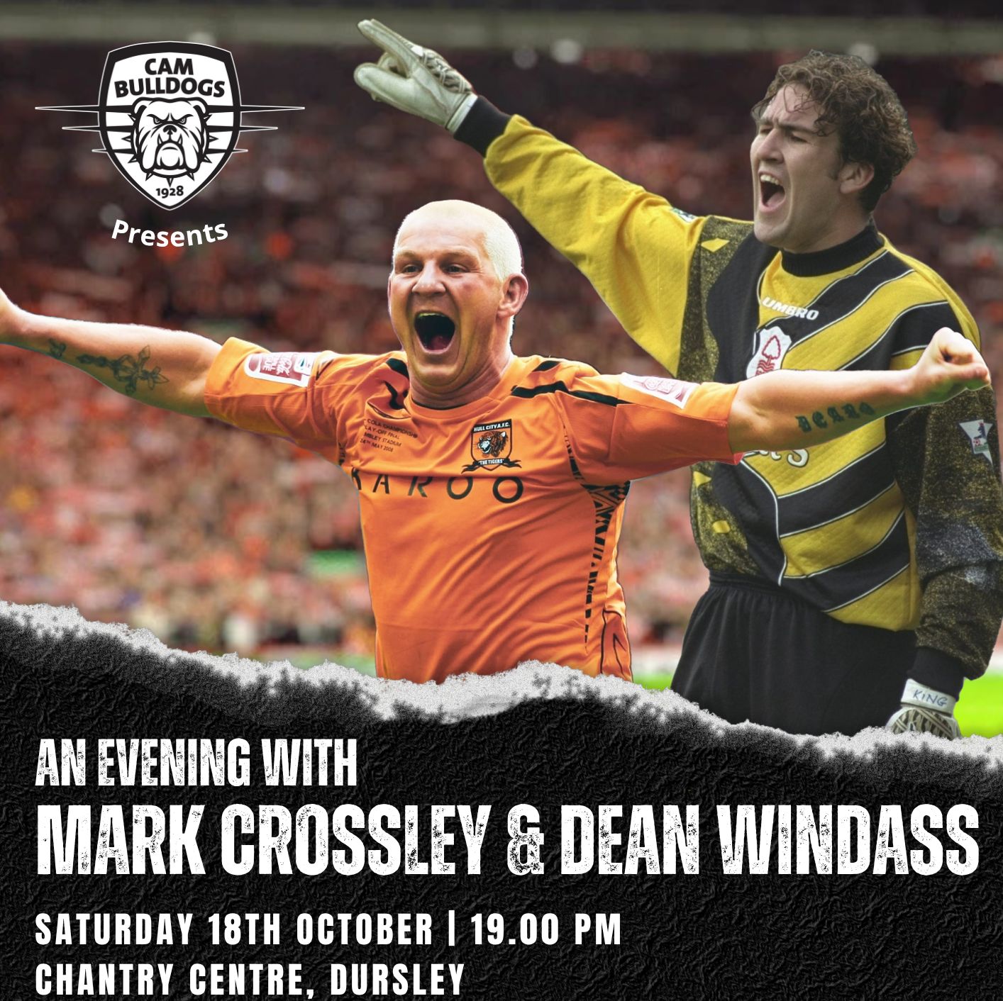 An evening with Mark Crossley &amp; Dean Windass - Table of 10