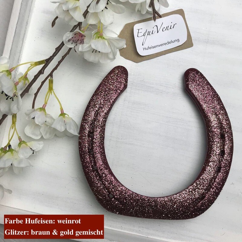 Hufeisenveredelung Glitter