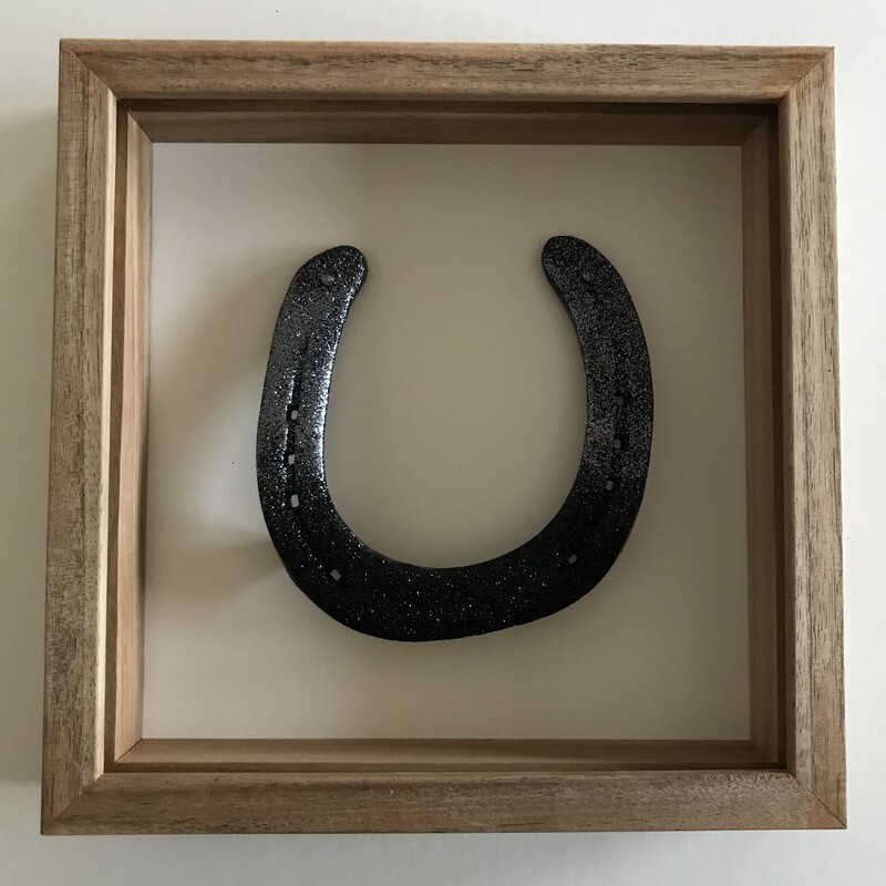 Hufeisenveredelung mit Bilderrahmen (23x23cm)