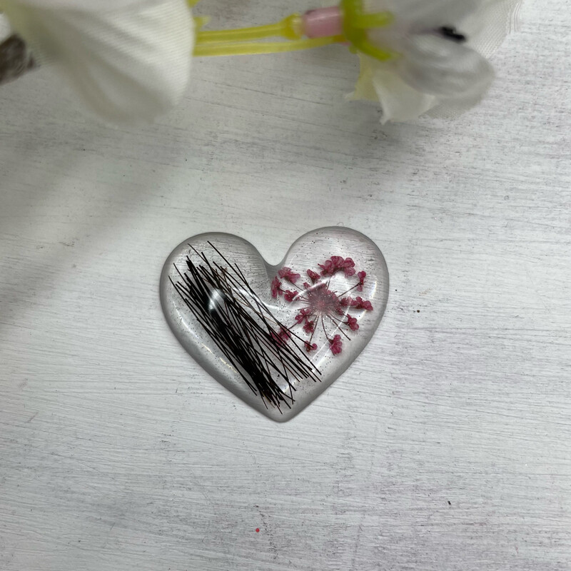 Tierfell Erinnerungsstück Herz midi