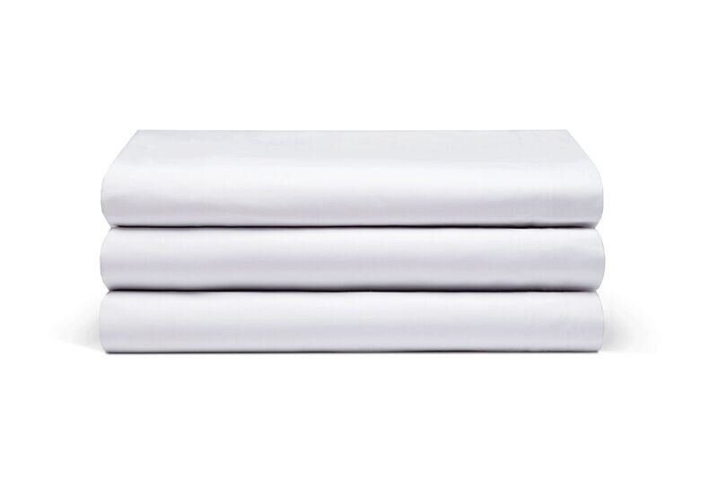 Percale White Sheets 200TC