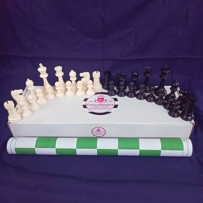 ChessMantra Roll Up Professional  Chess Set 17*17 (Green)