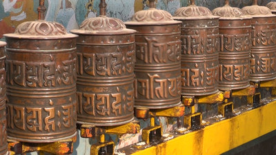 Tibetan Prayer Wheel - Mani 6&quot;