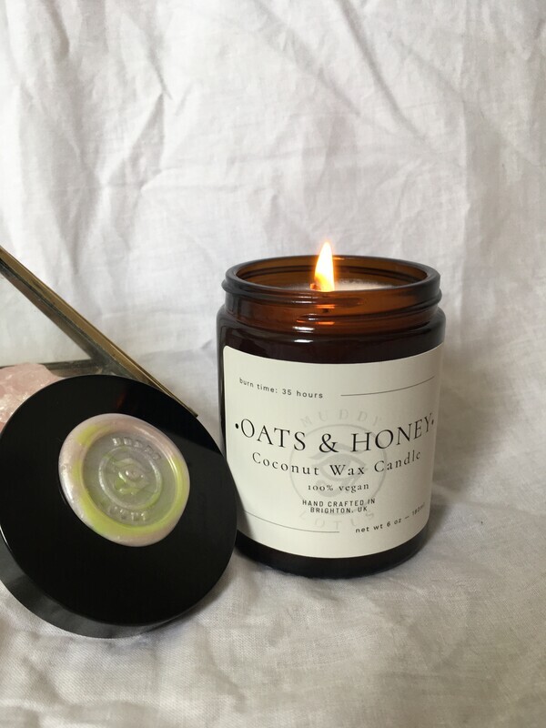 Oats & Honey Coconut Wax Vegan Candle Oats & Honey Coconut Wax Vegan Candle